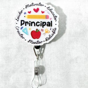 Teach pencil school supplies principal apple sassy medical teacher glitter badge reel gift