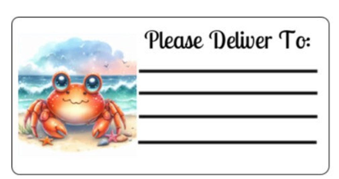 Printable INSTANT DOWNLOAD PDT Please Deliver to Labels Mailing Label ...