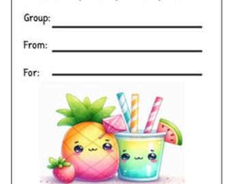 Printable INSTANT DOWNLOAD Tag Insert RAK Wish Group Label Pen Pal ...