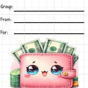 Impressão de etiqueta de download instantâneo inserção RAK Wish Group etiqueta caneta pal suprimentos feliz correio aquarela kawaii carteira dinheiro check-out loja compras