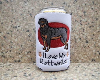 MDT-294 I Love My Rottweiler Engraved GI Tag Key Chain Dog Tag rotty rott rottie
