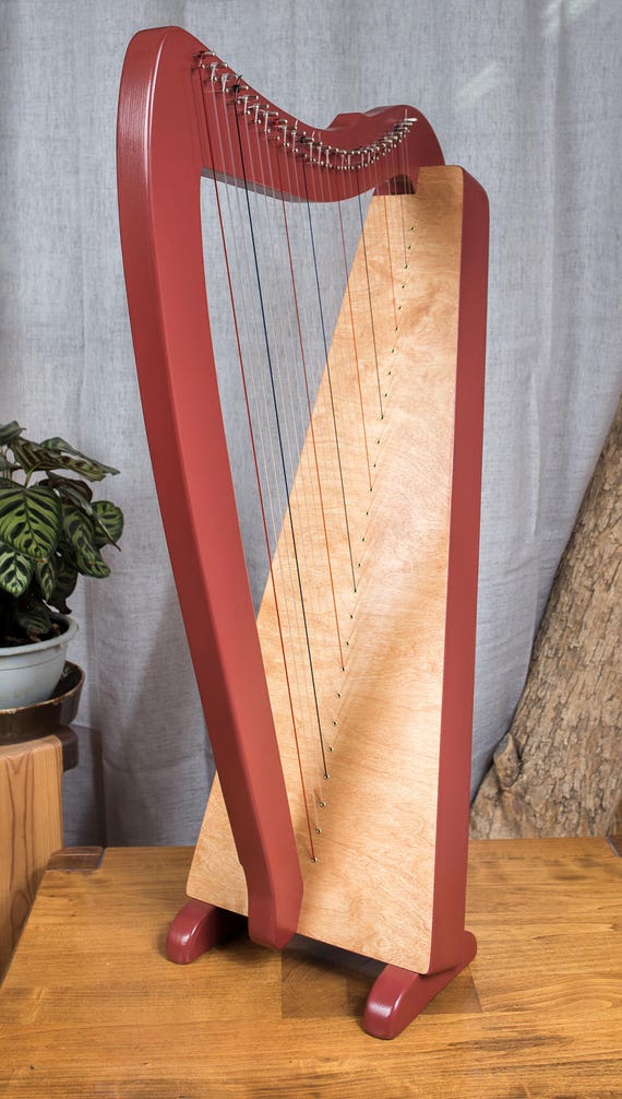 Celtic Harp 27 strings Irish Harp folk harp lever harp Etsy