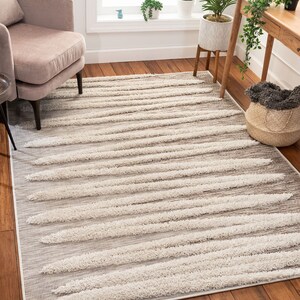Chill Rug Brigida Coastal Geometric Beige High-low Flat-weave Rug by Chill Rugs ...