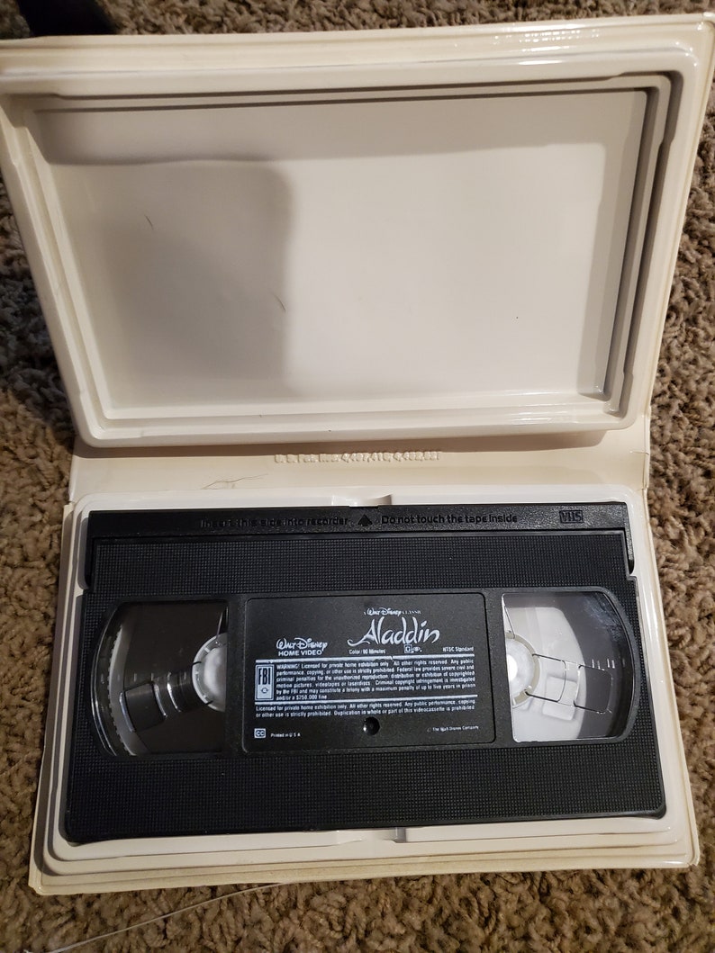 Aladdin Black Diamond Edition VHS Etsy aladdin-black-diamond-edition-vhs-etsy