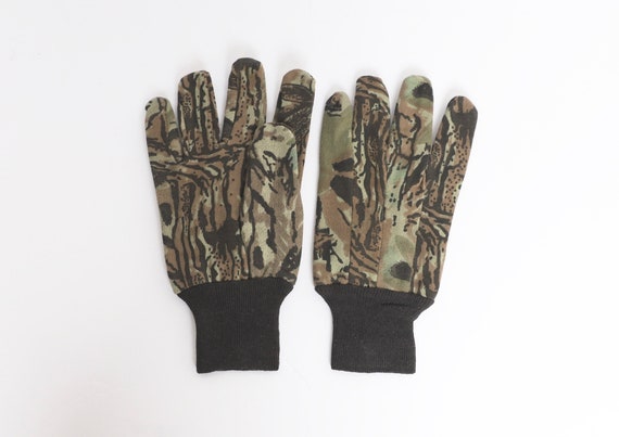 vintage CAMO 1970s 80s deadstock camouflage GLOVE… - image 2