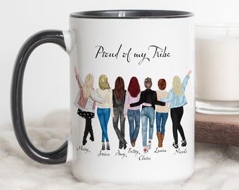 Six Friends Mug Etsy