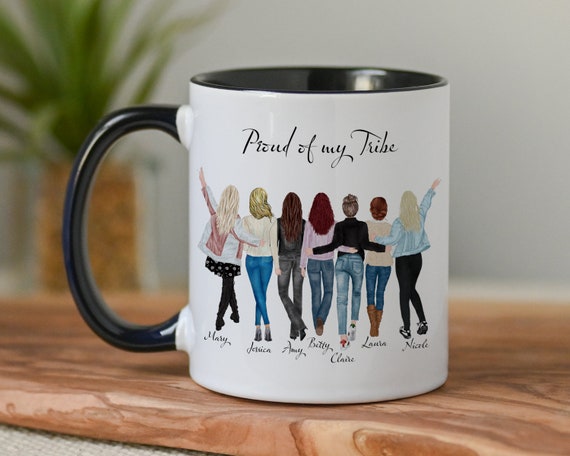 Seven Best Friends Custom Mug, Personalized Mug for Seven Friends, Seven  Best Friends Coffee Mug, Seven BFF Coffee Mug, Gift for Friends 