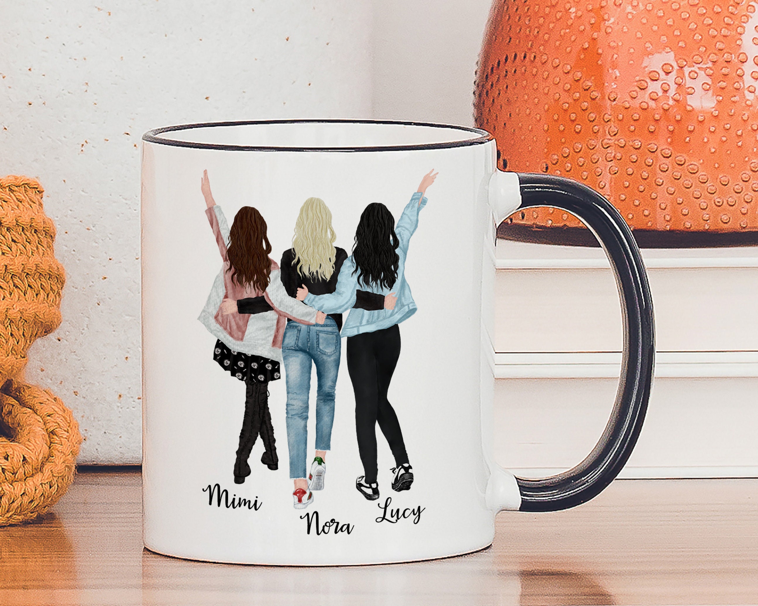 Casual Style - You're My People (Custom Mugs - Christmas, Birthday Gifts  For Best Friends, Sisters)