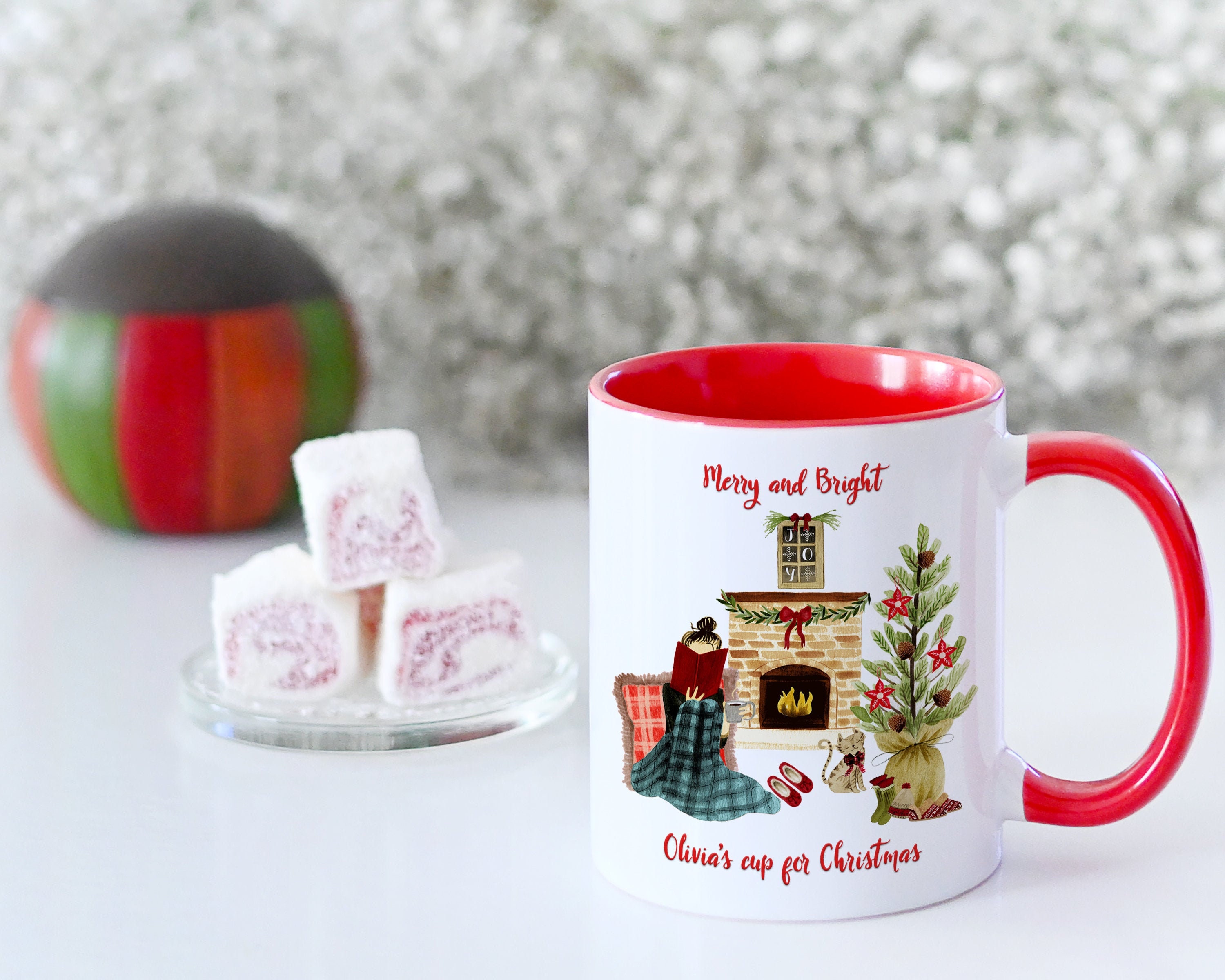 Customizable Christmas Coffee Mug Personalized Christmas  Etsy