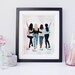 Custom Printable Four Best Friends Personalized Four Soul - Etsy