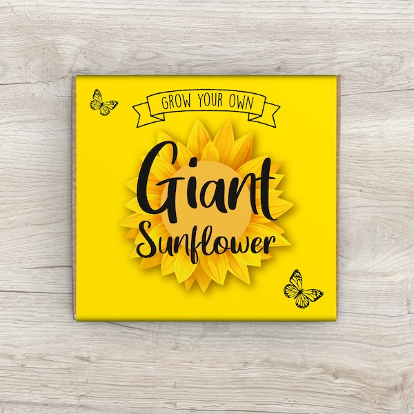 Giant Sunflower Plant Kit: Grow Your Own - Eco-Friendly Gardening Gift