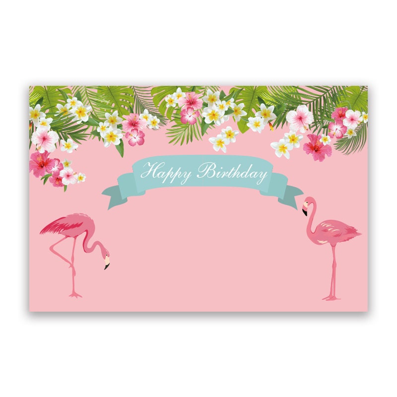 Flamingo Birthday backdropFlamingo PartyBirthday | Etsy