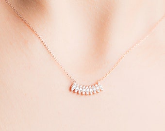 Collar minimalista de oro - Collar delicado - Collar de oro simple - Collar de oro diminuto - Collar de oro delicado - Collar de todos los días