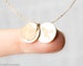 Custom Personalized Necklace Gift, Fingerprint Necklace Gold Jewelry Handmade, Necklaces for Women, Gold Initial Necklace Letter Necklace 