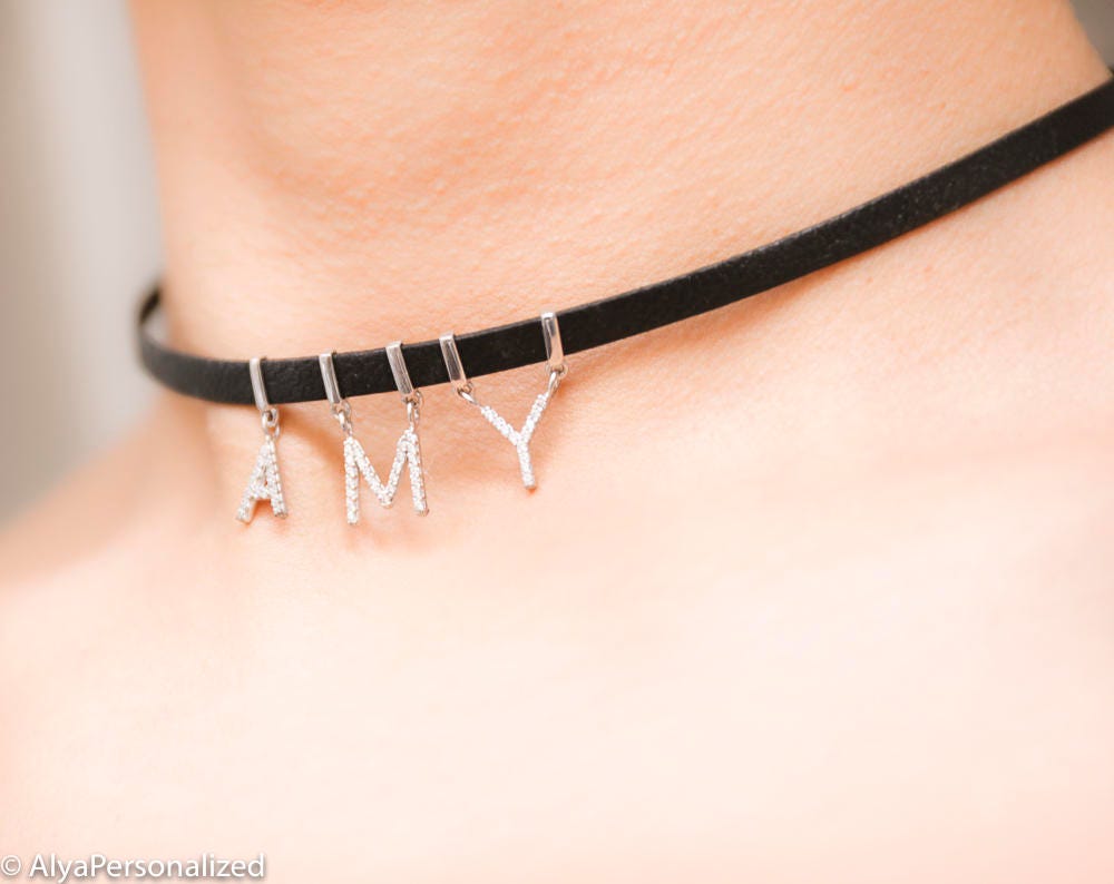 Choker Necklace Chokers for Women Custom Name Choker 