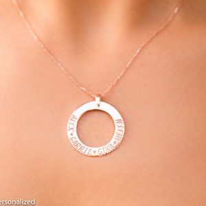 Mütter Halskette mit Namen, personalisiertes Muttertagsgeschenk, Oma Geschenk, Namenskette für Mama, Mama Geschenk, benutzerdefinierter Name, personalisierter Schmuck