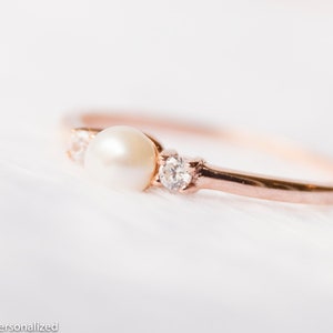 Unique Engagement Ring Engagement Rings for Women Rose Gold - Etsy