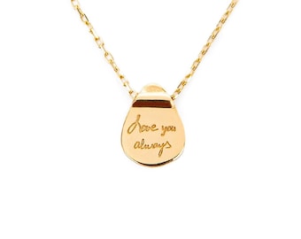 Actual Handwriting Necklace - Personalized Jewelry Gifts Necklace  Handwriting Gift for Her