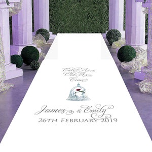 Corredor de pasillo de bodas - Cuento tan antiguo como el tiempo Enchanted Rose Beauty and the Beast Inspirado Corredor de pasillo de bodas personalizado. decoración de la boda
