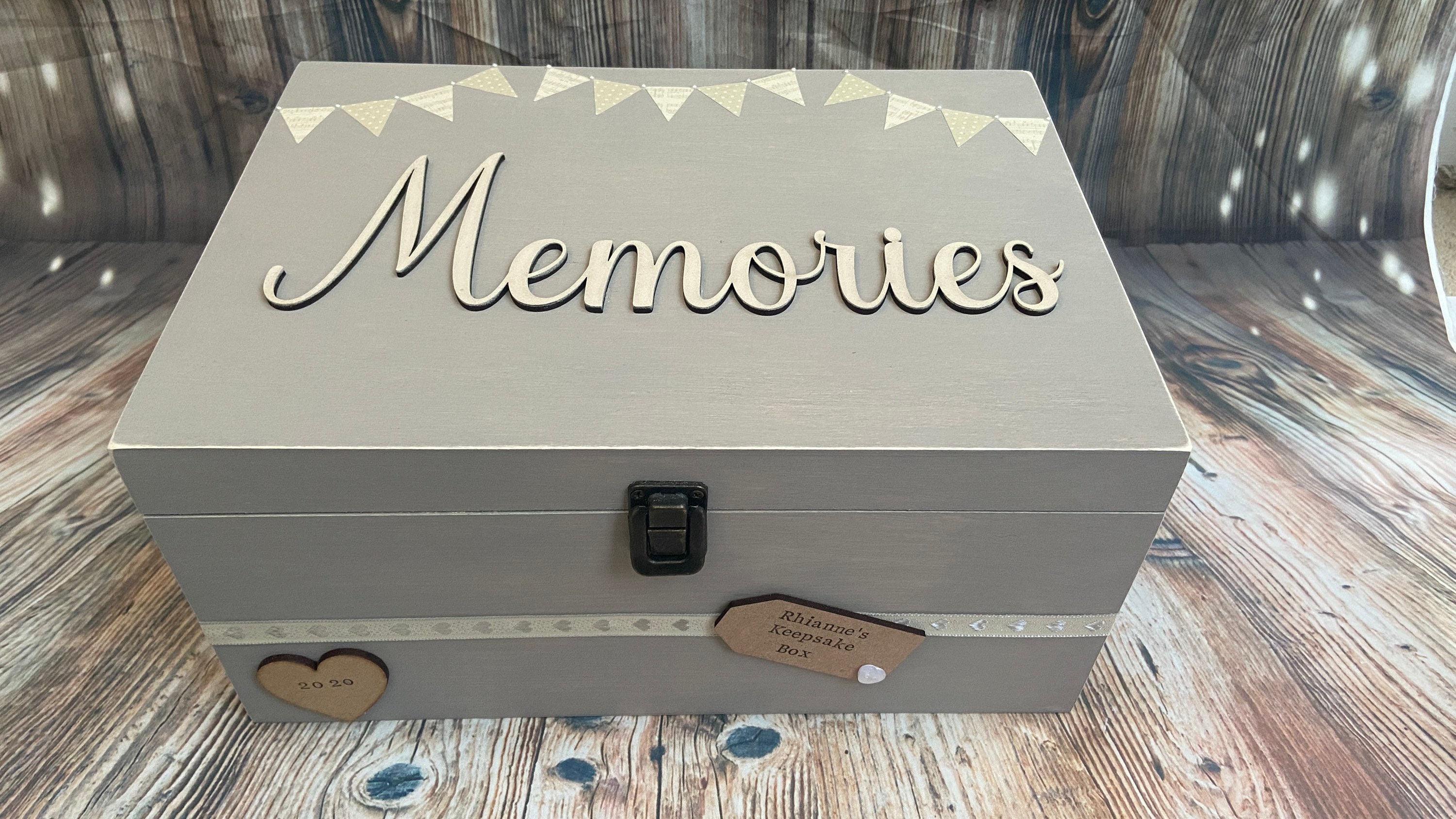 Baby Memory / Keepsake Personalised Box Gift Luxury Wooden Etsy UK
