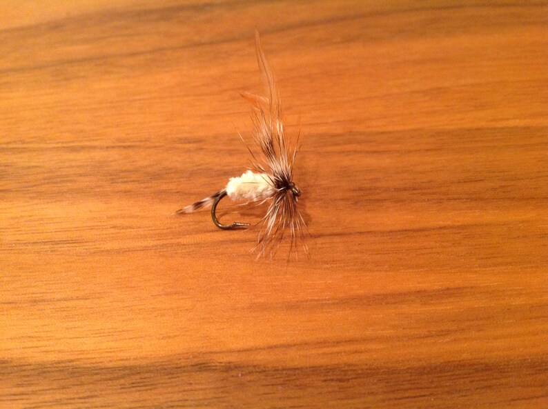 Fly Fishing Flies Three 3 Adams Dry Flies With Grizzly Etsy