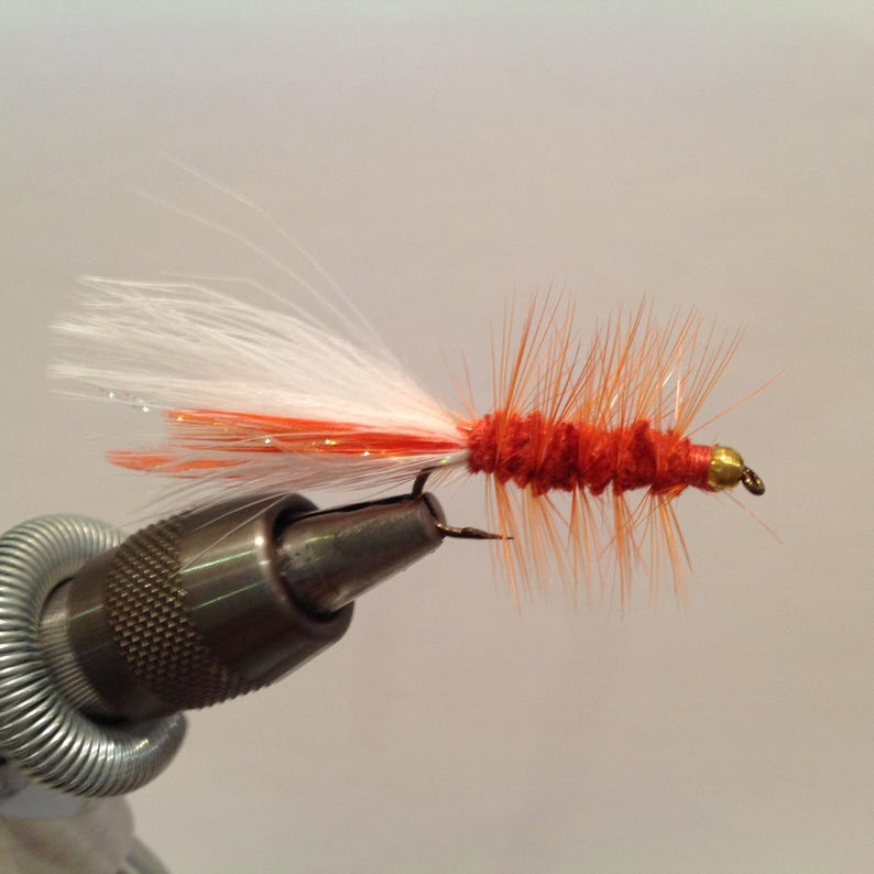 Fly Fishing Flies Creamsicle Wooly Buggers 3 Etsy