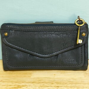 Soft Black Leather Fossil Wallet