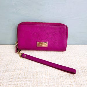 Small Purple Oroton Leather Wallet