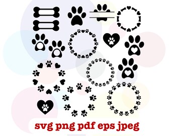 Free Free Paw Print Svg Outline 773 SVG PNG EPS DXF File