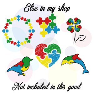 Autism Awareness svg Love svg Puzzle Pieces svg ...