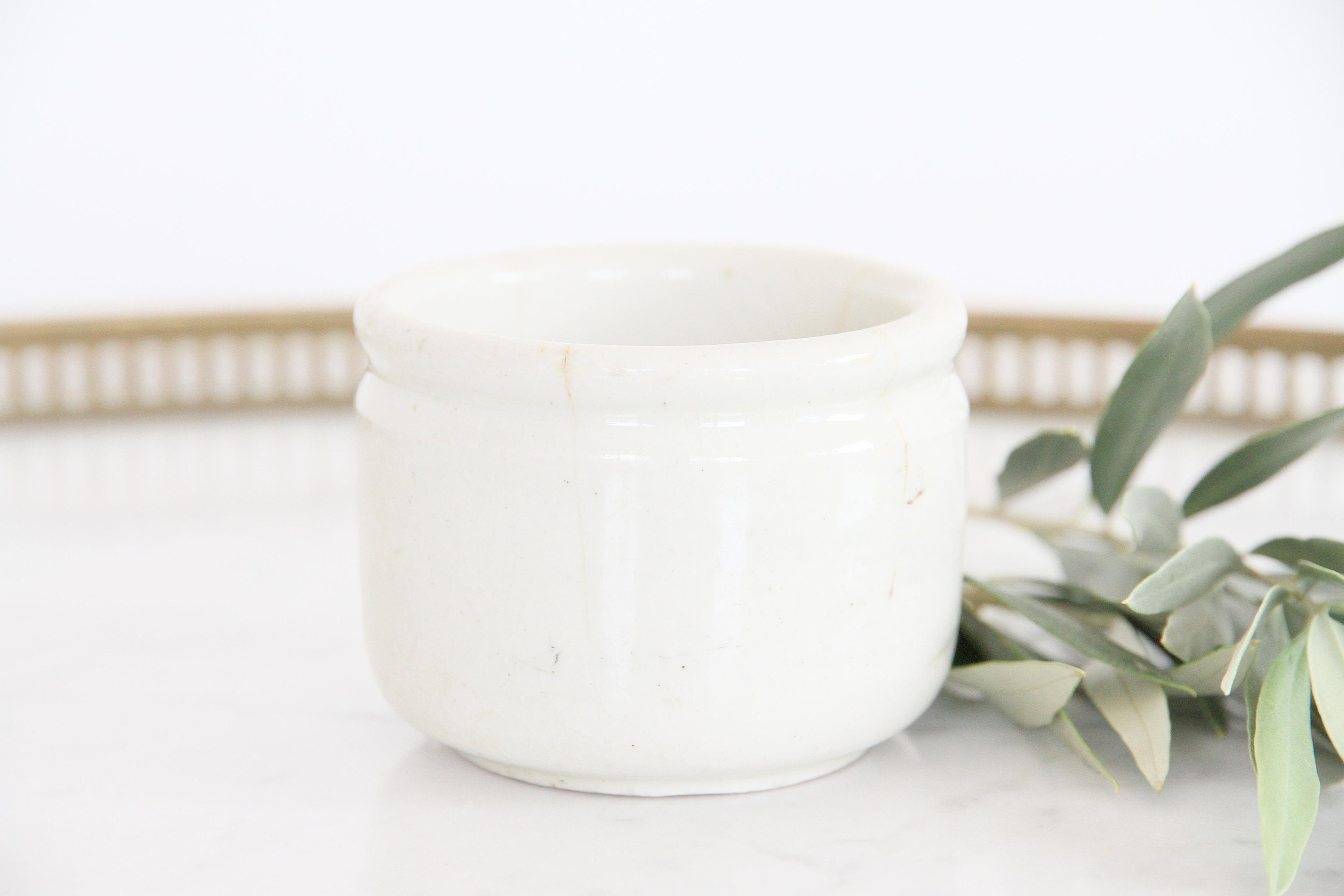 French antique yoghurt pot Etsy