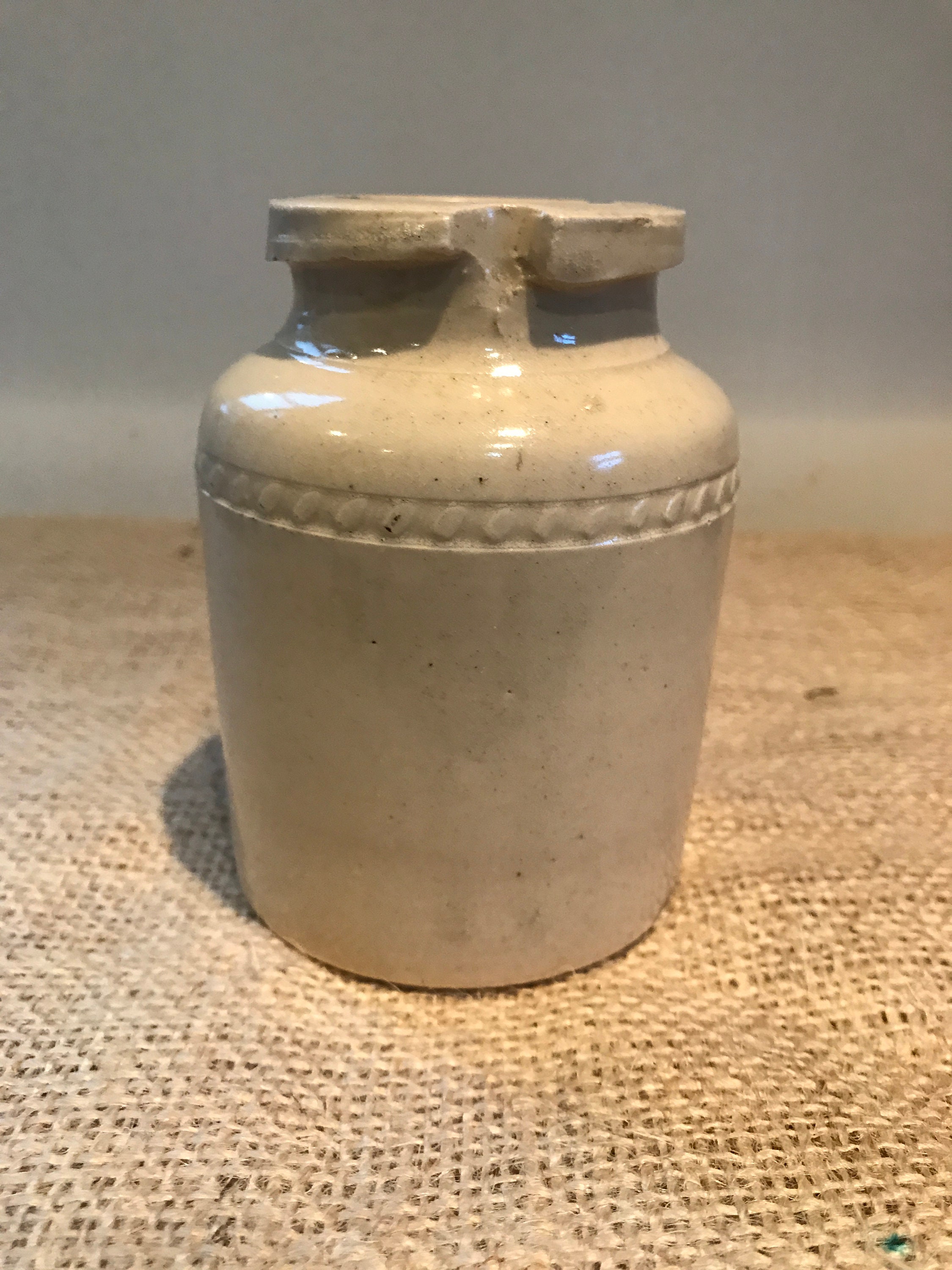 Antique condiment jar vintage Condiment jar Antique ceramic Etsy