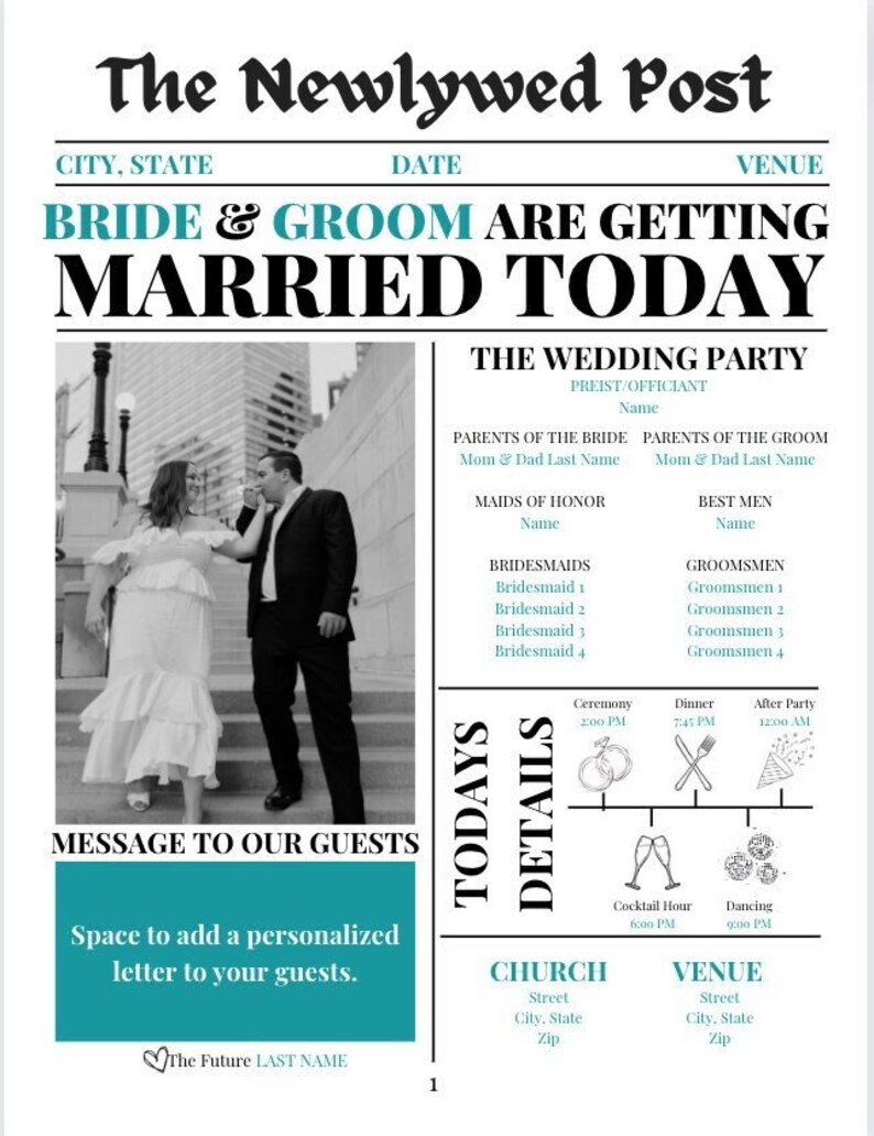 The Newlywed Post Template The Newlywed Post Template