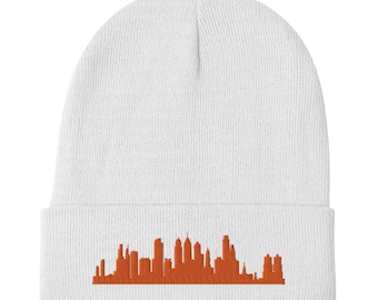 Flyguys Philly Skyline Orange Beanie