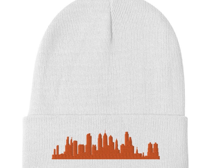 Flyguys Philly Skyline Orange Beanie