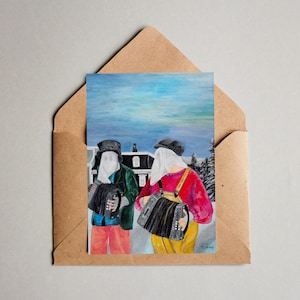 Handmade Card [Newfoundland Series - Mummers)