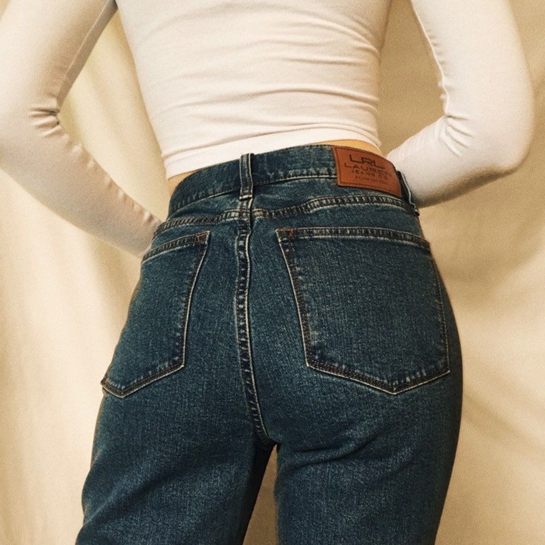 Vintage Ralph Lauren High Waisted Jeans - Etsy