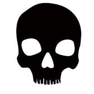Skull Vinyl Decal, Skull Car, Laptop, Phone, Yeti Sticker
