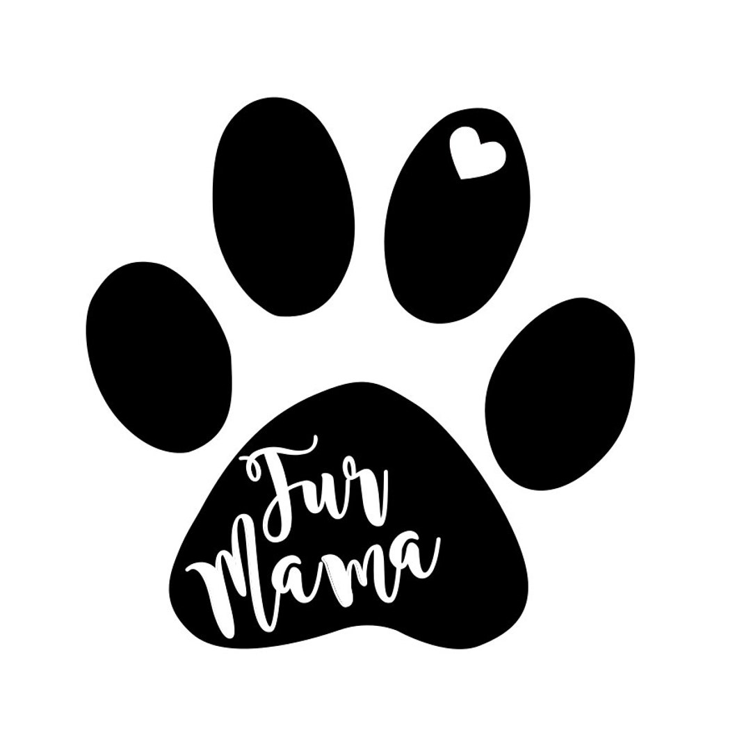 Fur Mama Vinyl Decal, Fur Mom Car, Laptop, Iphone, Yeti Sticker - Etsy