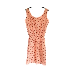 Floral vintage  paisley summer mini-dress size UK 8