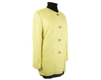 80s vintage gold jacket UK  12