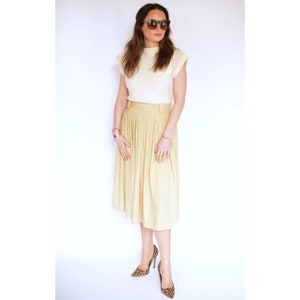 Vintage yellow skirt UK 10 / 12