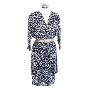 Vintage leopard print dress UK 10