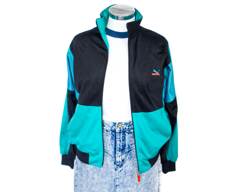 Buy UK 10/ 12 80s Vintage Puma Track Jacket Online in India - Etsy