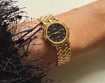 Seiko SII Raphael Cherub Gold Watch - Etsy display picture 1