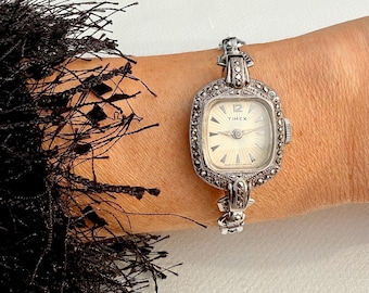 Platino - Orologio Da Polso Da Donna Vintage Svizzero Anni - Foto 7