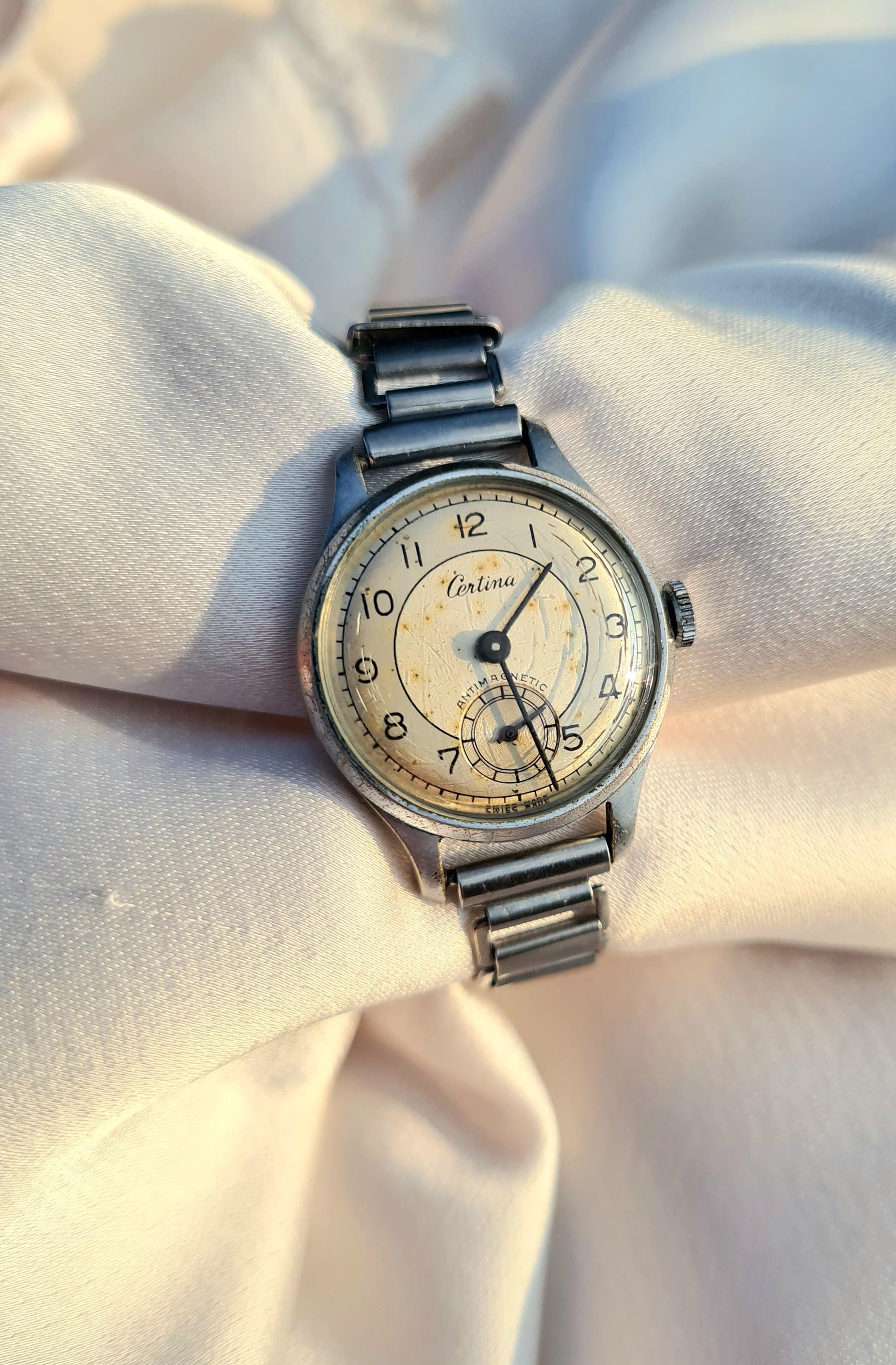 VERY RARE Vintage 1950s CERTINA Military Watch / Certina Military