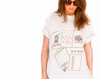 Vintage 90s wavey tshirt