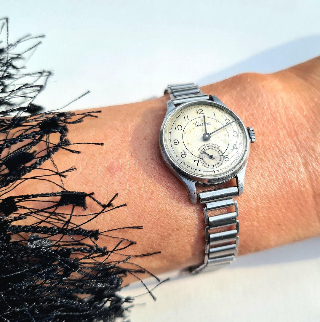 Reloj militar CERTINA vintage de los años 50, MUY RARO Reloj