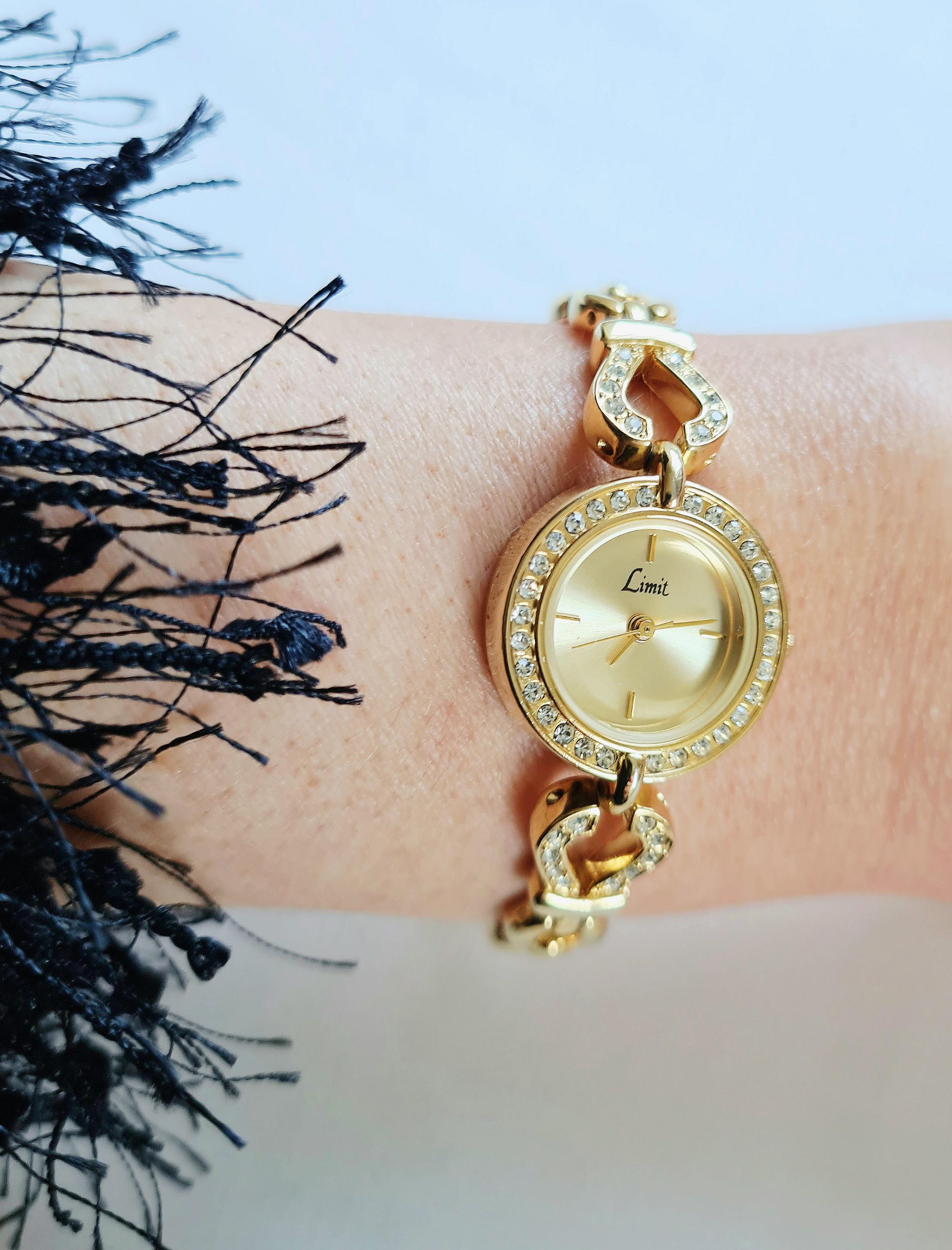 Vintage Crystal Bracelet Watch - Women Accessories new 24k Gold Plated 24k Gold Watches Quartz Watch China Trade,Buy China Direct  main image 3